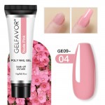 PolyGel UV /LED pentru unghii false GELFAVOR Gel For Nail Extension de 15 ml - GE0904 Nude Pink